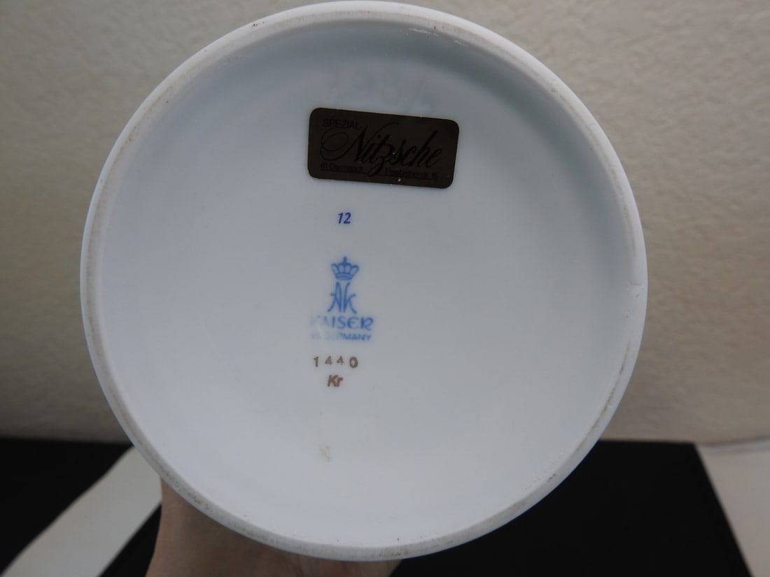 Kaiser Porzellan Gloria Floral Trumpet Vase - 6