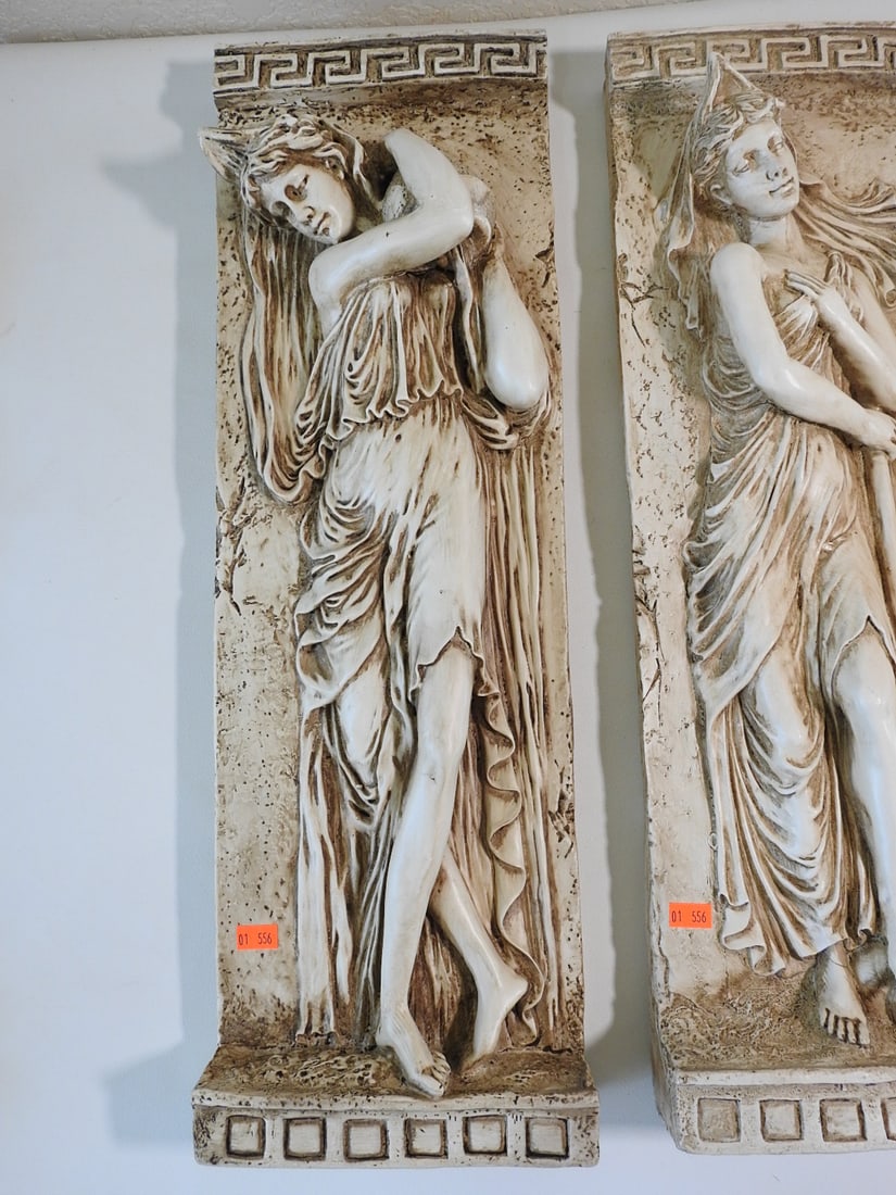 Design Toscano Water Maidens Wall Friezes Set of 3 - 2