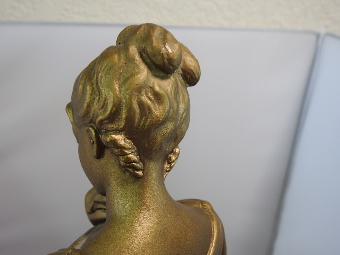 Esco Products Clio Muse of History Faux Bronze Statue - 4