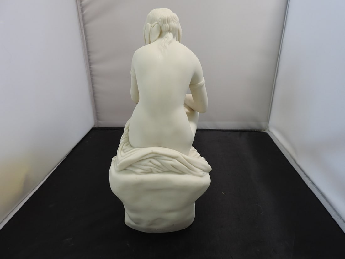 Copeland River Allegory / Ondine Bisque Porcelain Figure - 4