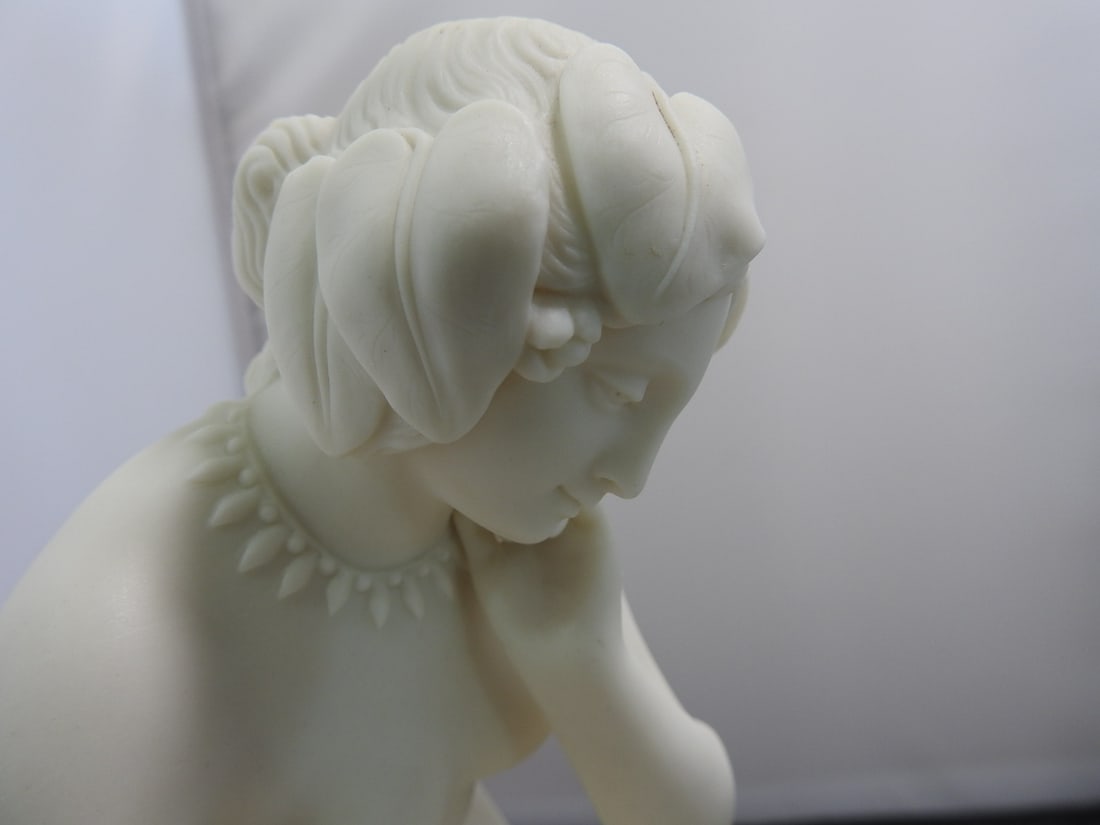 Copeland River Allegory / Ondine Bisque Porcelain Figure - 6