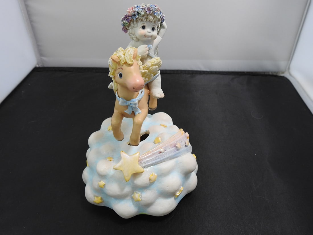 Carousel in the Clouds Musical Figurine - 2