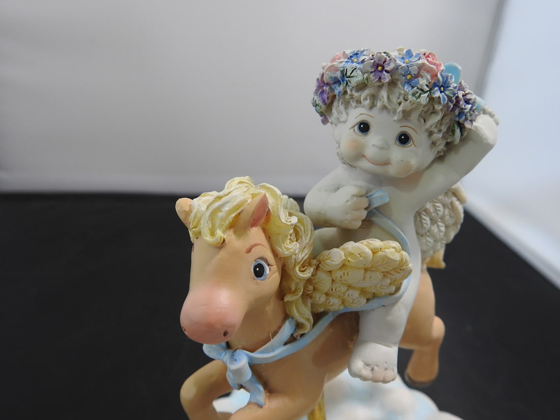 Carousel in the Clouds Musical Figurine - 6