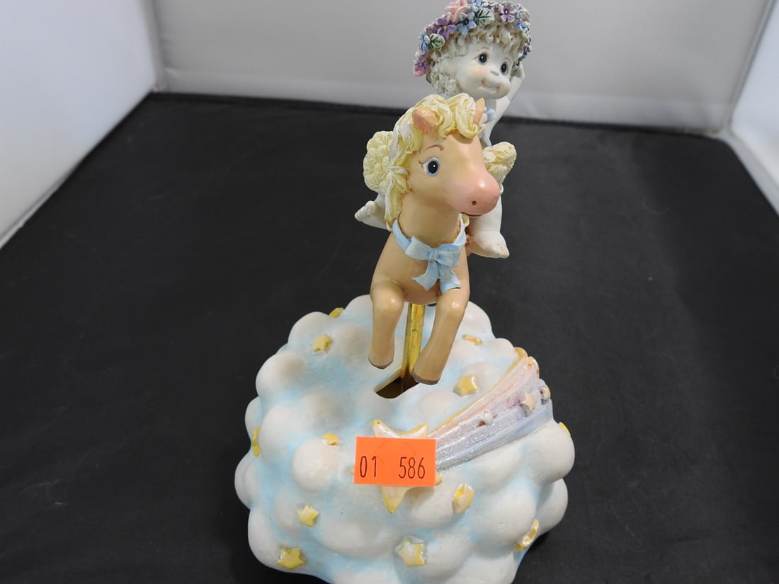 Carousel in the Clouds Musical Figurine - 8