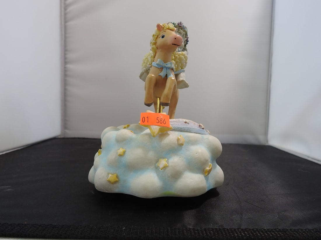 Carousel in the Clouds Musical Figurine - 9