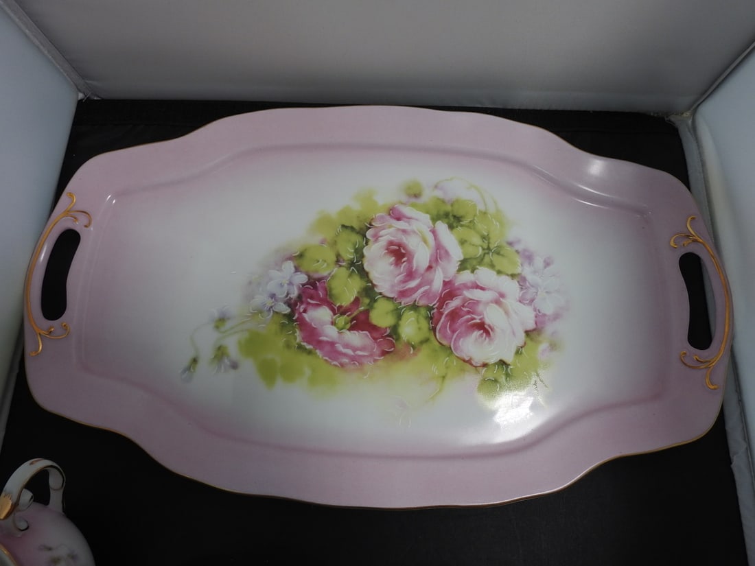 Victoria's Garden Cottagecore Victorian Porcelain Tea Set - 4