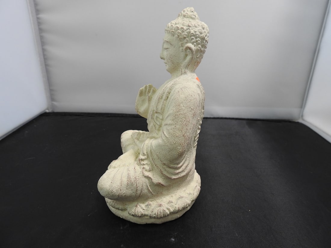 Faux Stone Buddha Resin Figure - 4
