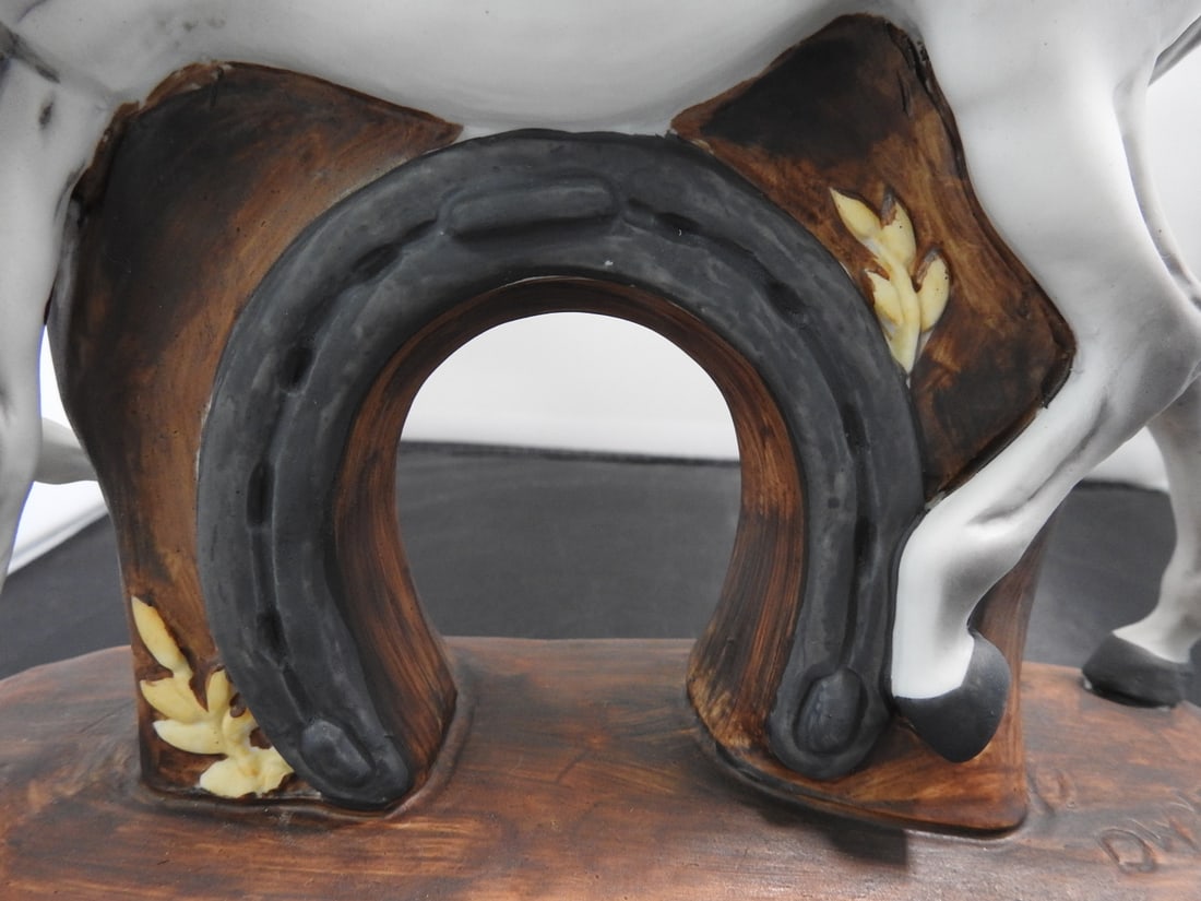 The Arabian Hand-Painted Porcelain Horse Figure - 7
