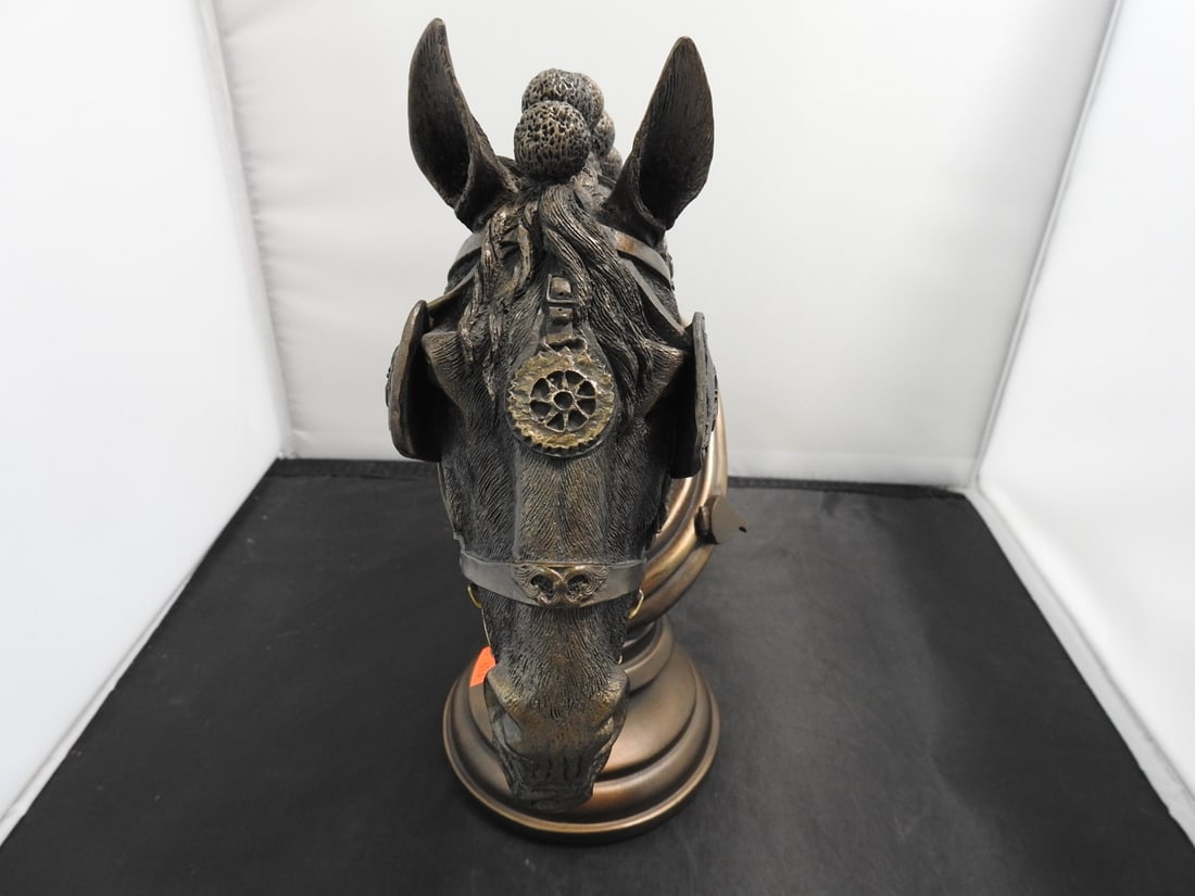 Faux Bronze Horse Head Bust - 5
