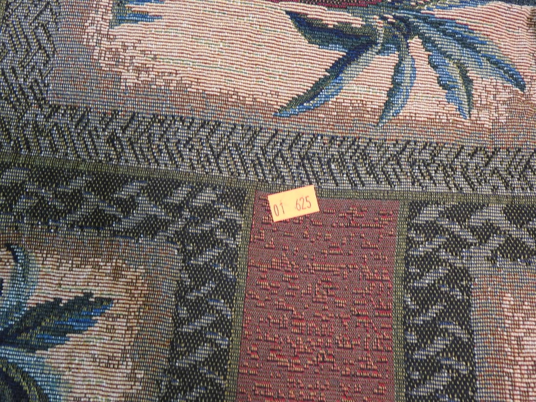 Collection of Upholstery Fabric Table Runners, 6 Pieces - 4
