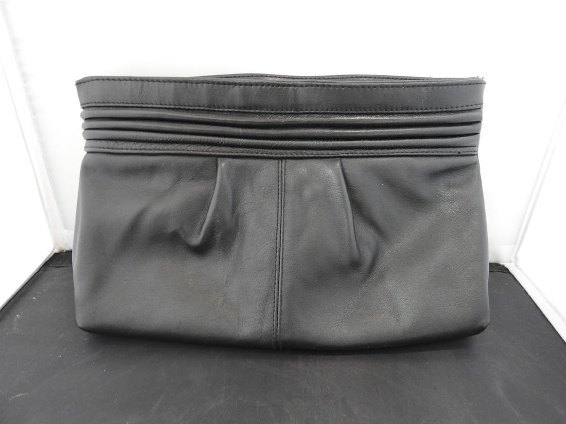 Black First Edition Faux Leather Handbag - 2