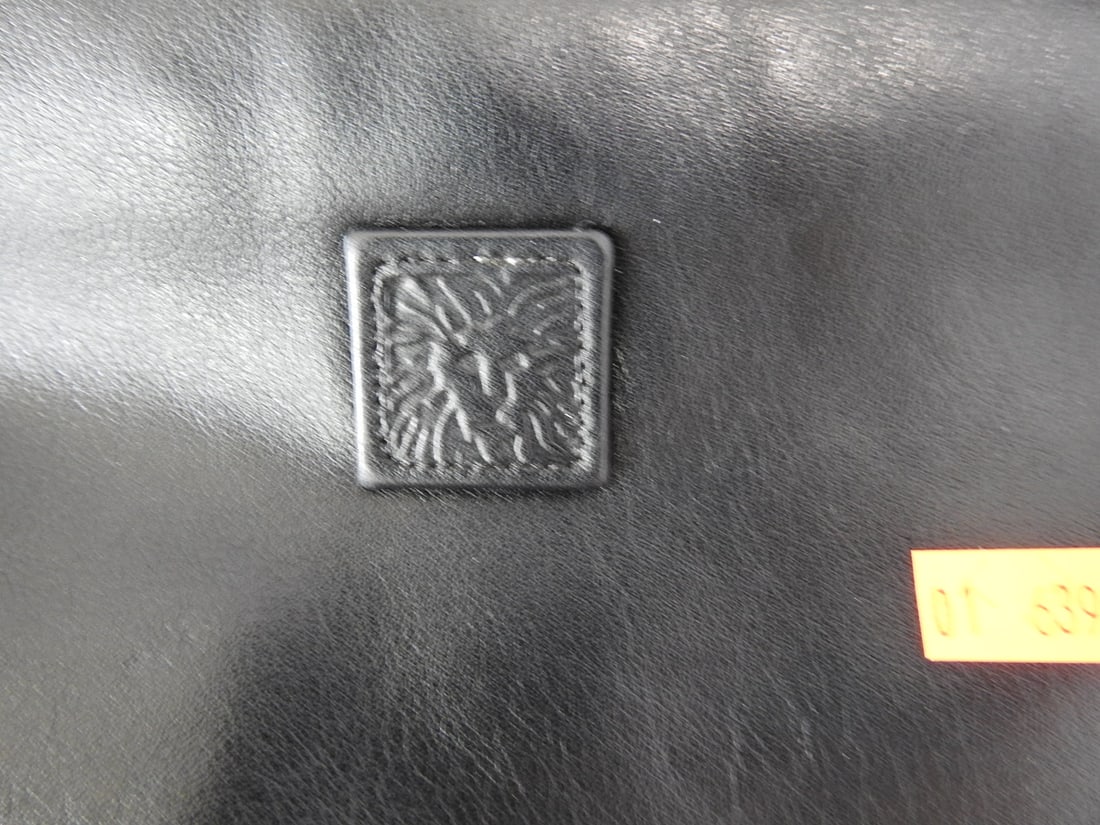 Anne Klein Black Genuine Leather Evening Bag - 2
