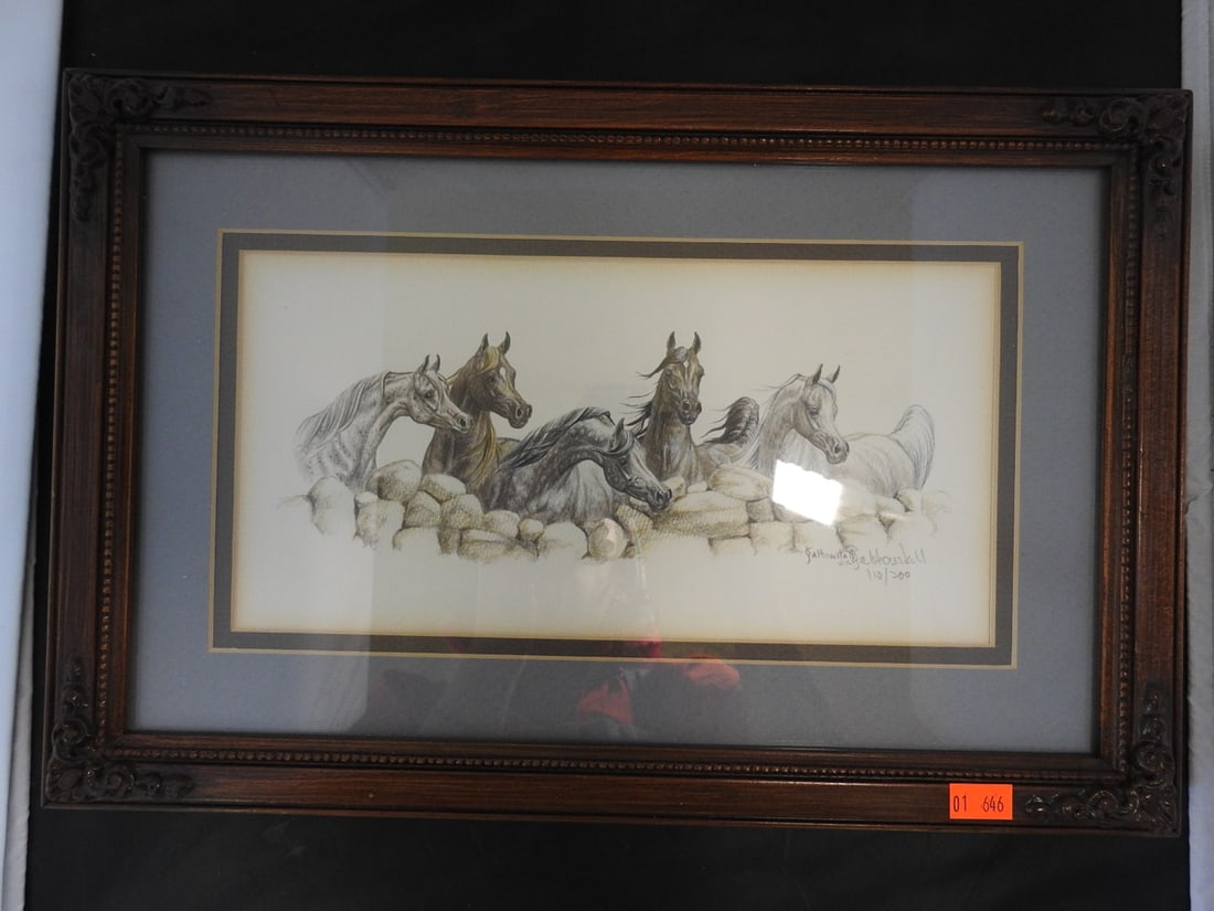 Sandy Saltonstall Arabian Horses Limited Edition Print 110/200 - 3