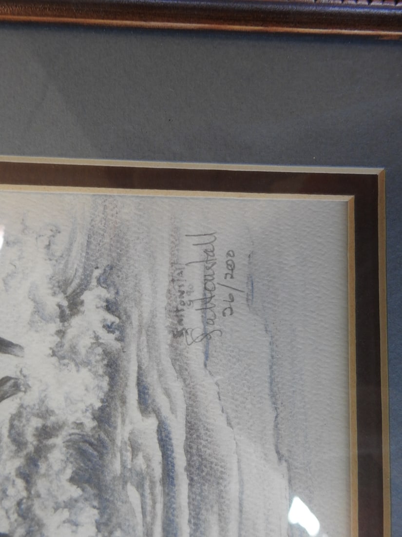 Set of 2 Sandy Saltonstall Framed Horse Limited Edition Prints - 6