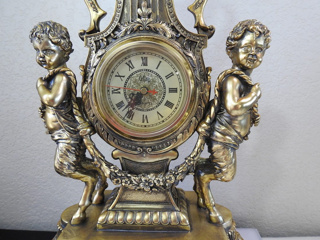 Design Toscano Grande Chateau Beaumont Mantel Clock - 2