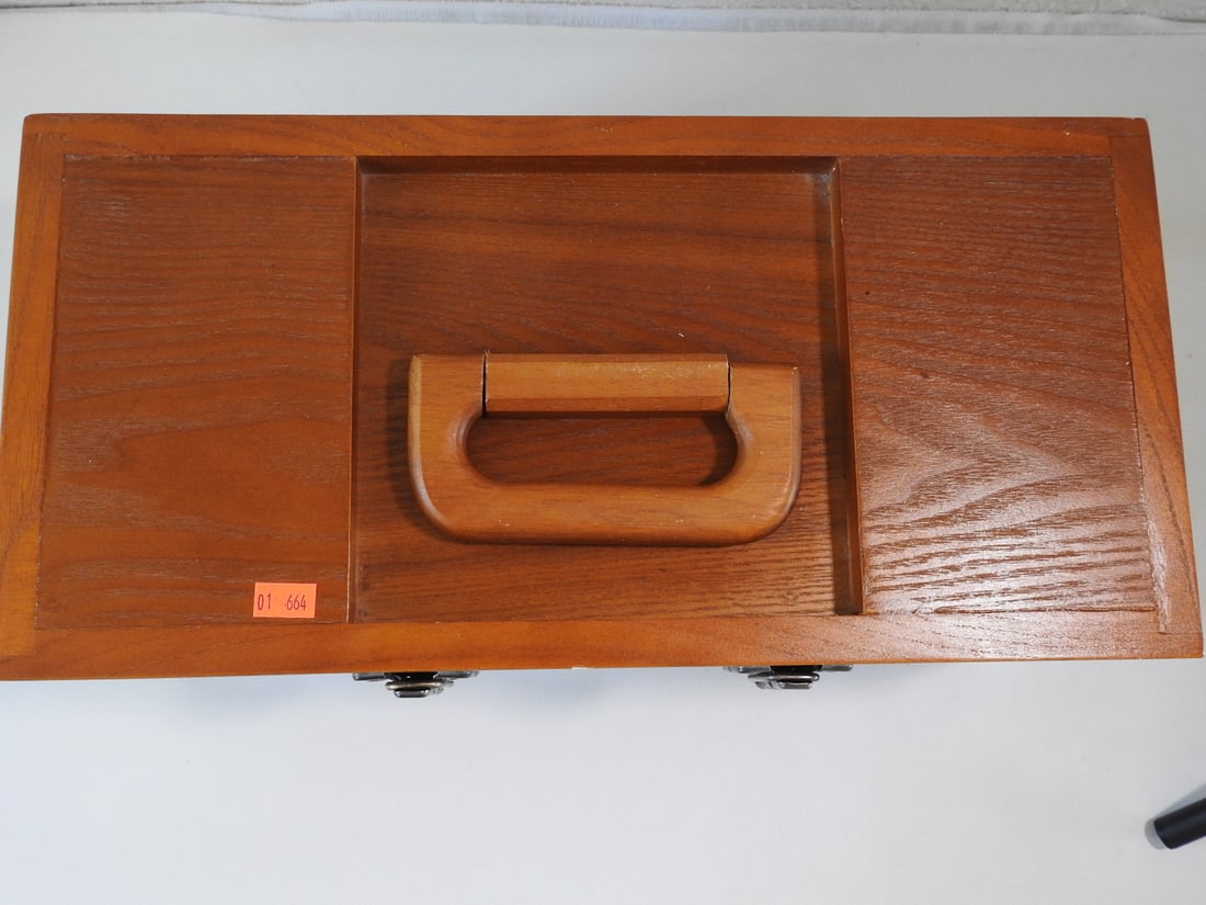 Wooden Storage Box with Metal Latches - 2