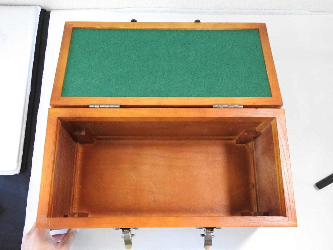 Wooden Storage Box with Metal Latches - 3