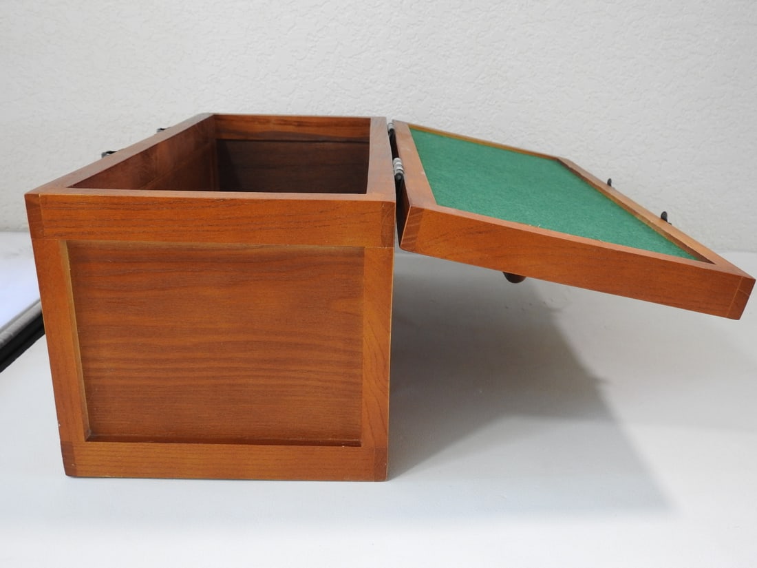 Wooden Storage Box with Metal Latches - 6