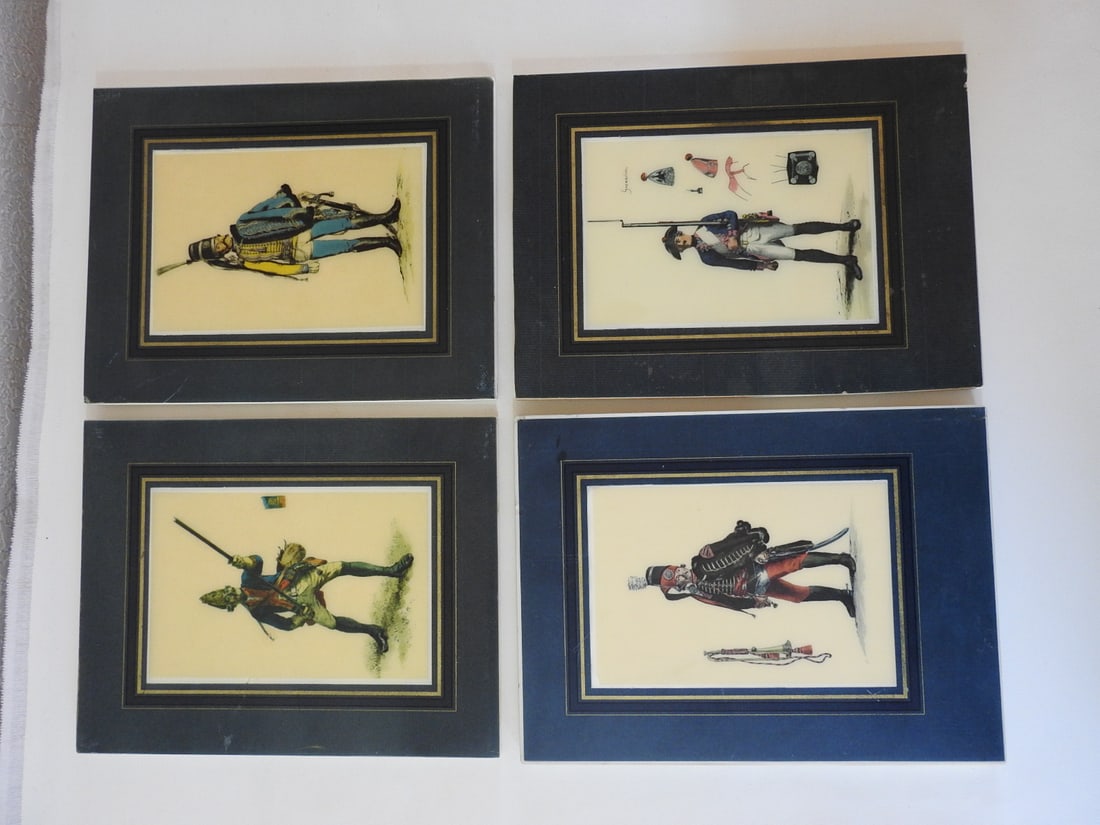 Set of Four Framed Plaque Prints - 2