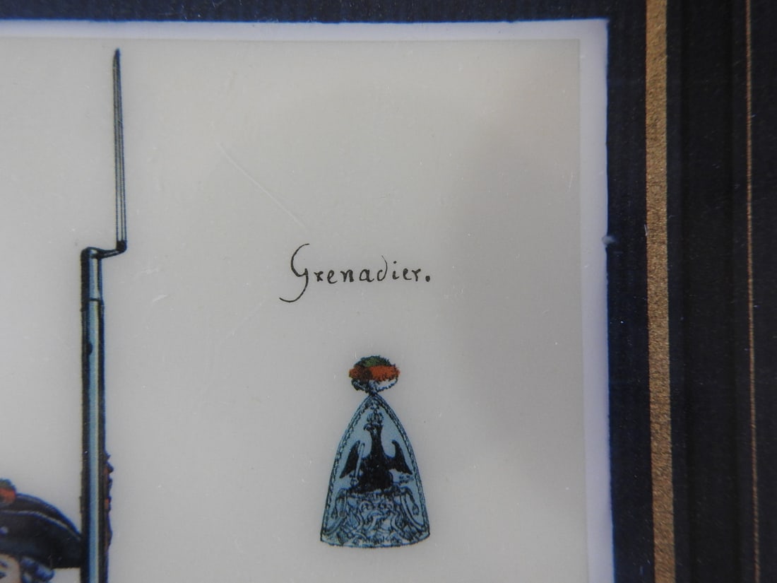 Set of Four Framed Plaque Prints - 7