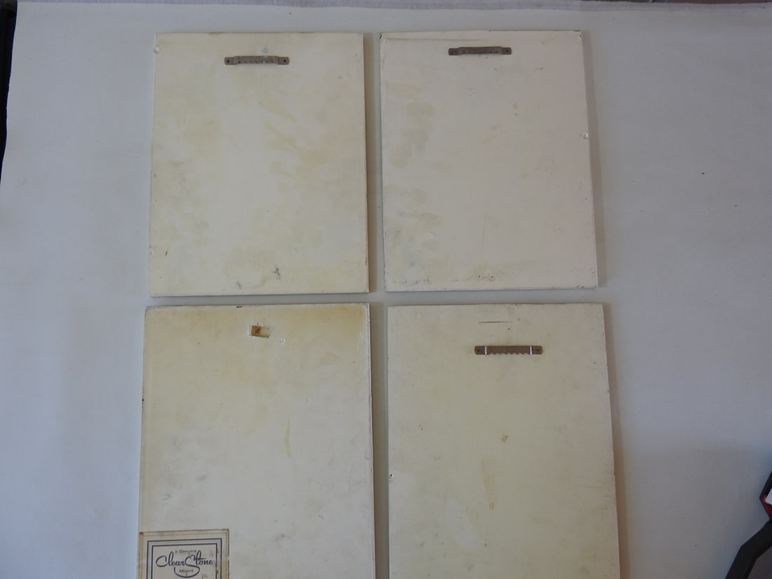 Set of Four Framed Plaque Prints - 8