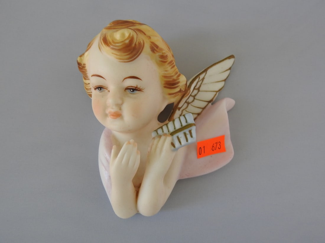Set of Seven Vintage Porcelain Cherub Figures - 10