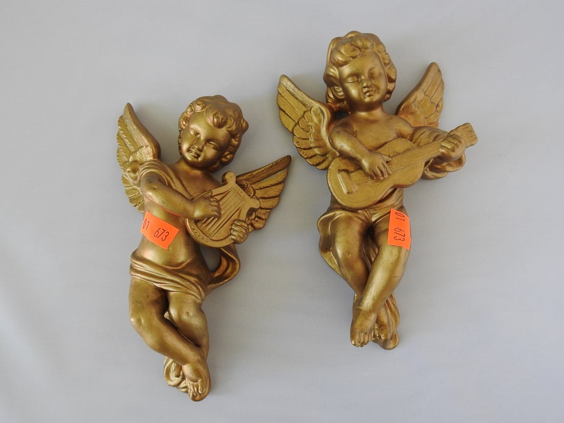 Set of Seven Vintage Porcelain Cherub Figures - 13