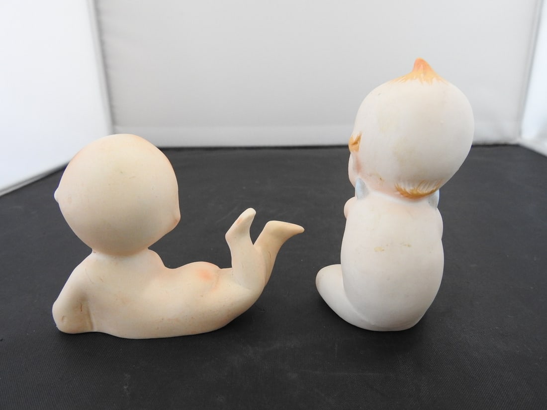 Lefton China Kewpie Piano Baby Figures Set of 3 - 3