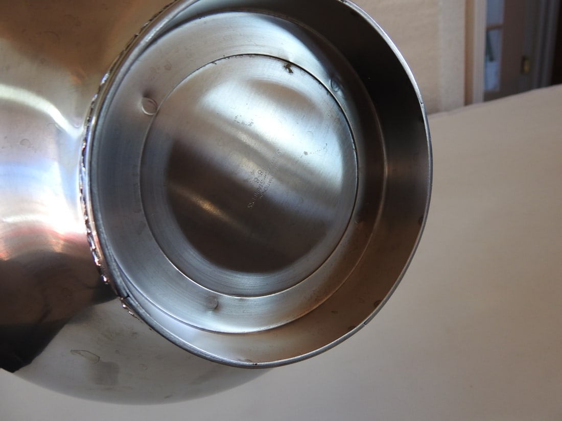 Vintage Stainless Steel Chip & Dip Bowl Set - 4