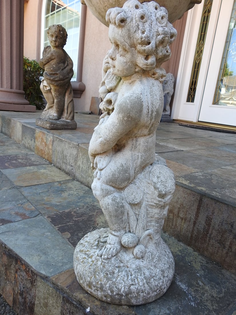 Classical Baroque Style Garden Birdbath / Planter - 7