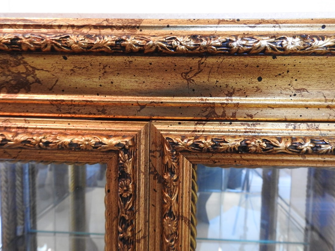 Venetian Rococo Revival Glass Display Cabinet - 5