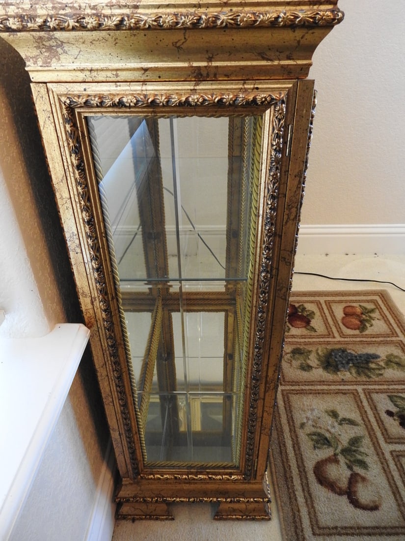 Venetian Rococo Revival Glass Display Cabinet - 7