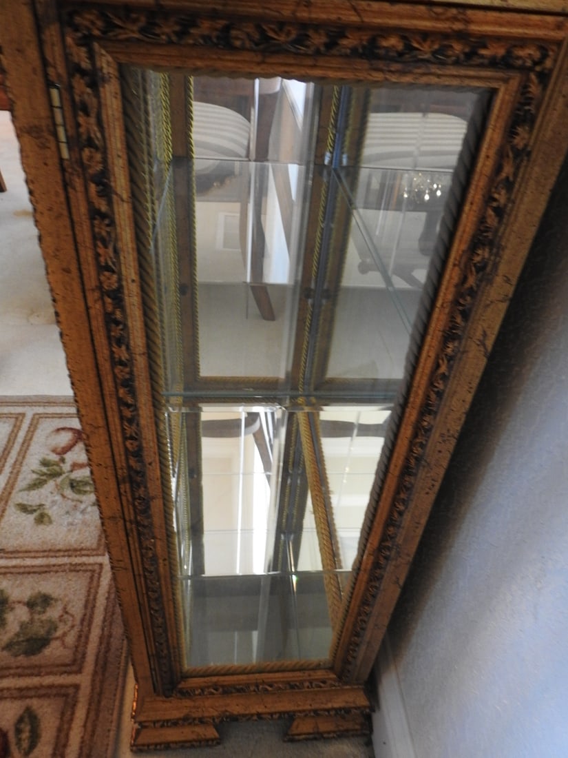 Venetian Rococo Revival Glass Display Cabinet - 8