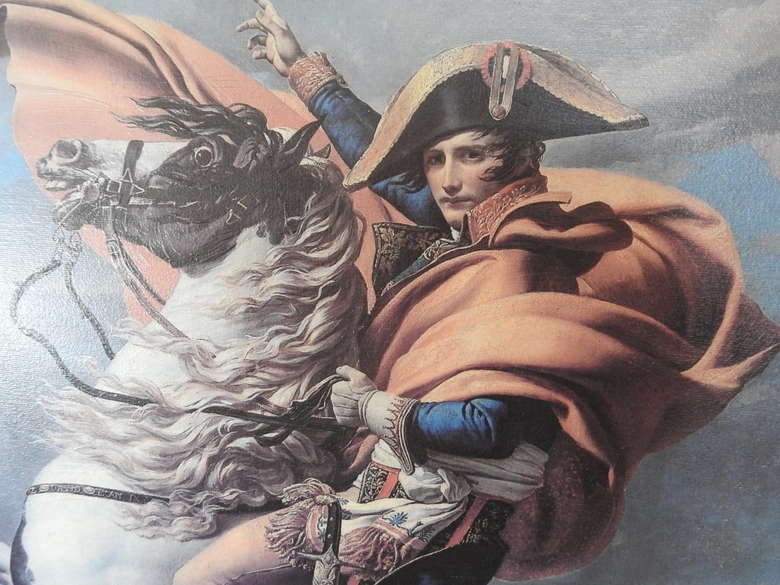 Napoleon Crossing the Alps Framed Reprint - 2