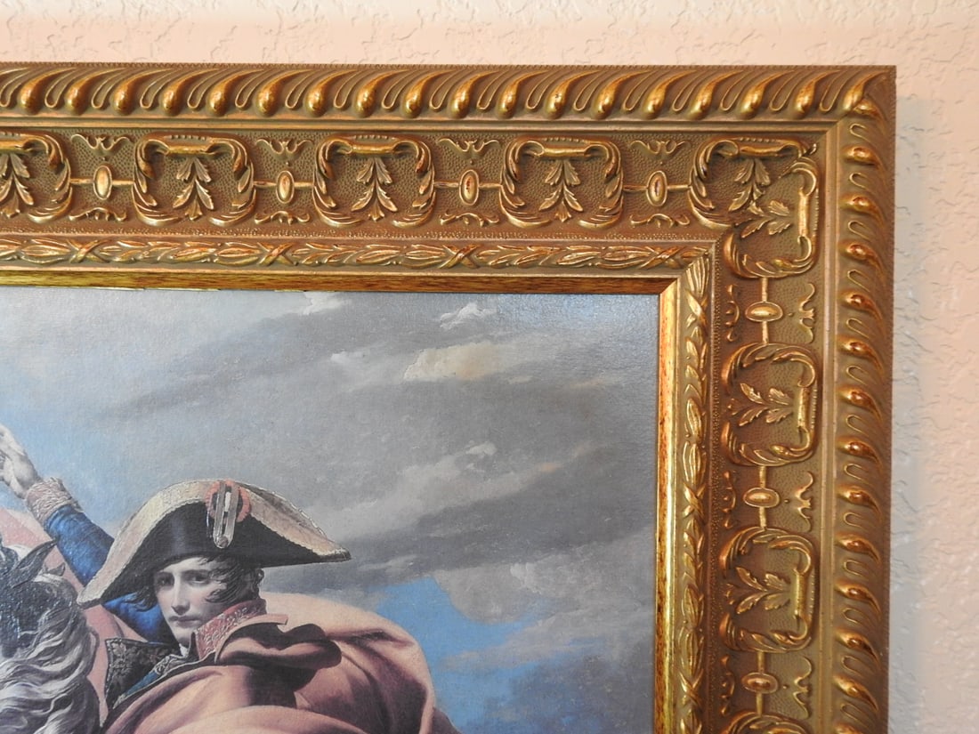 Napoleon Crossing the Alps Framed Reprint - 3