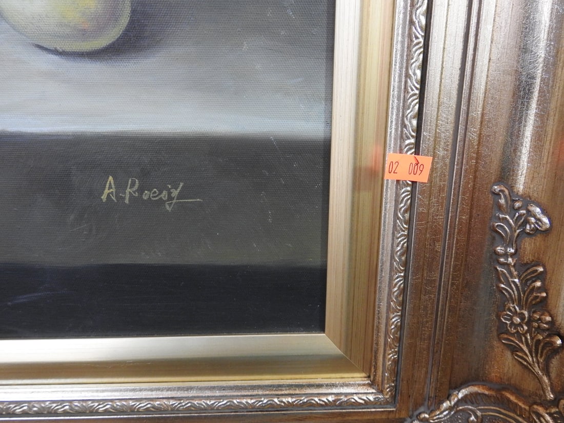 Large Framed Still Life Painting - 2