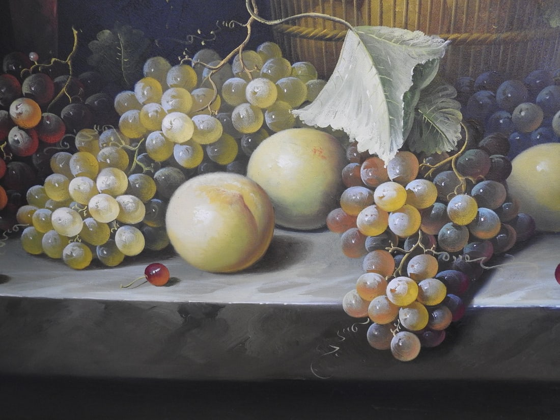 Large Framed Still Life Painting - 3