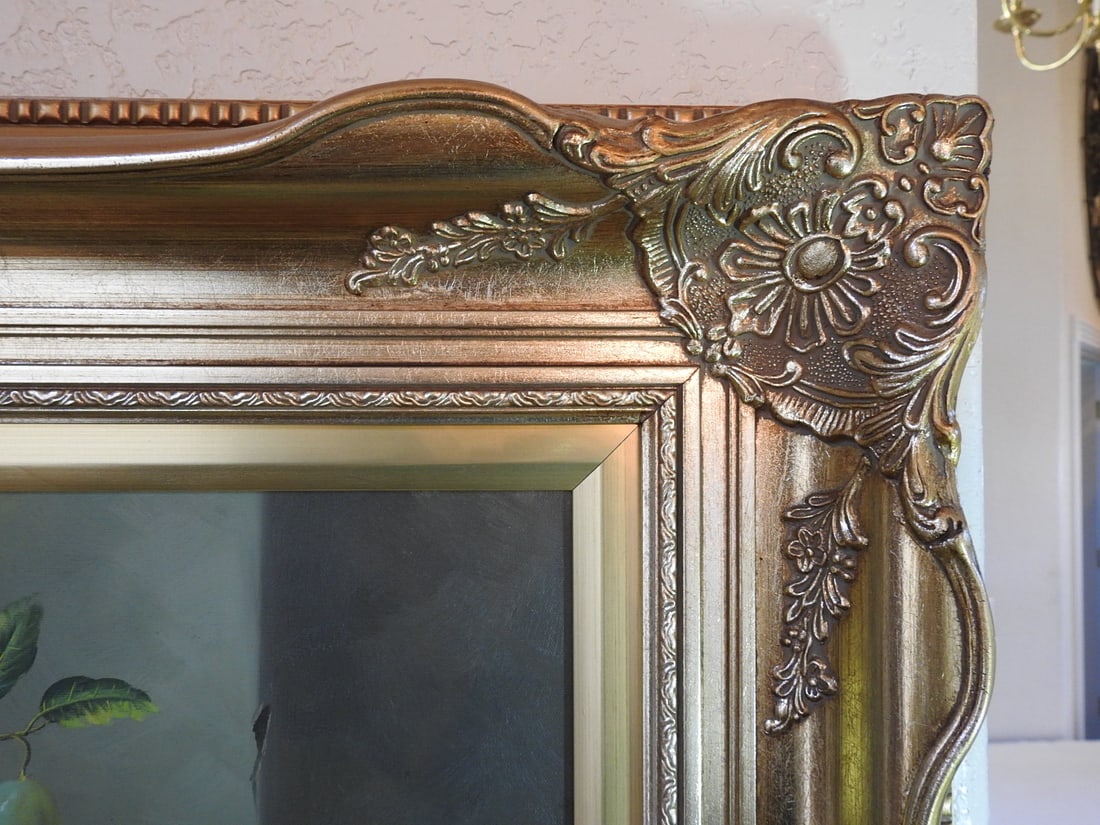 Large Framed Still Life Painting - 4