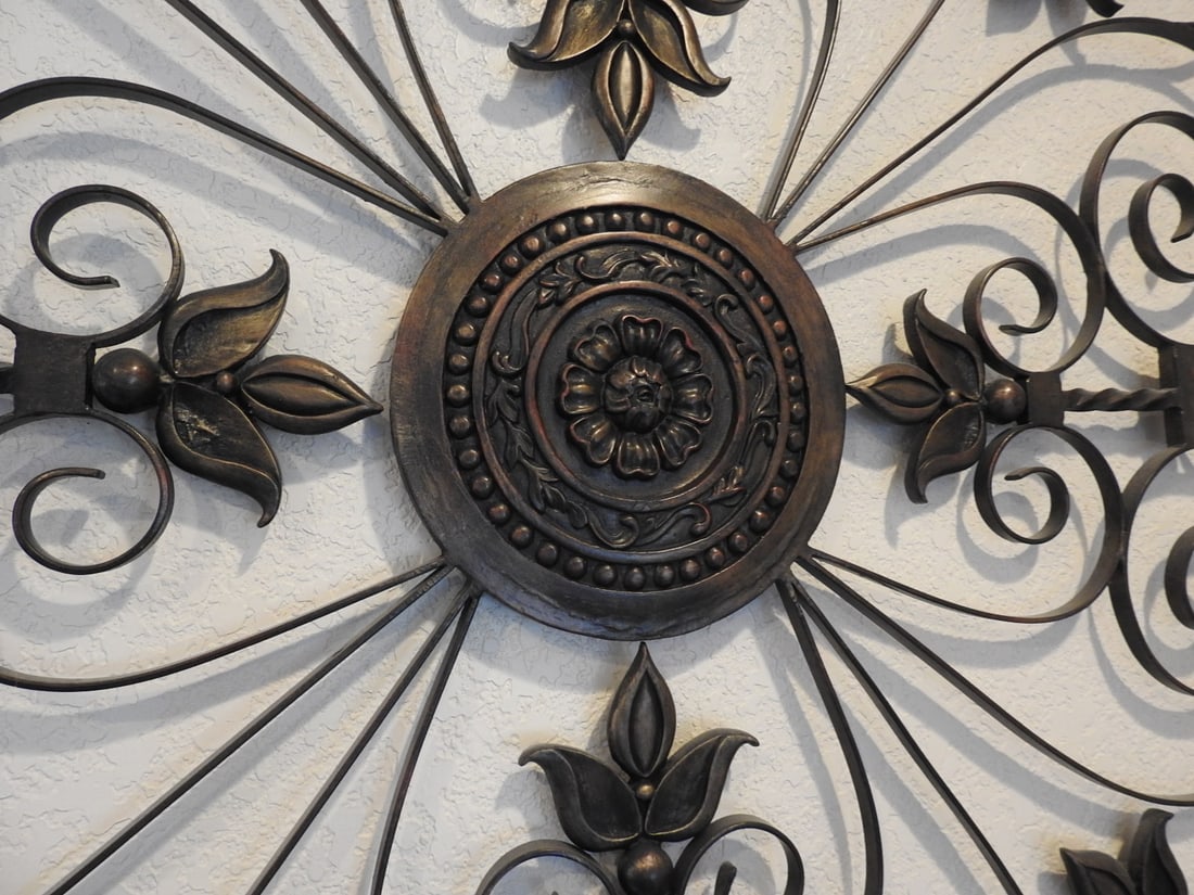 Touch of Class Ravenna Round Metal Wall Grille - 2