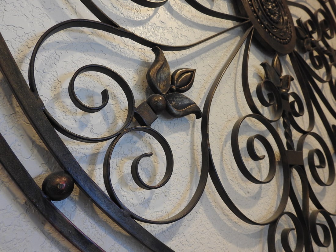 Touch of Class Ravenna Round Metal Wall Grille - 3