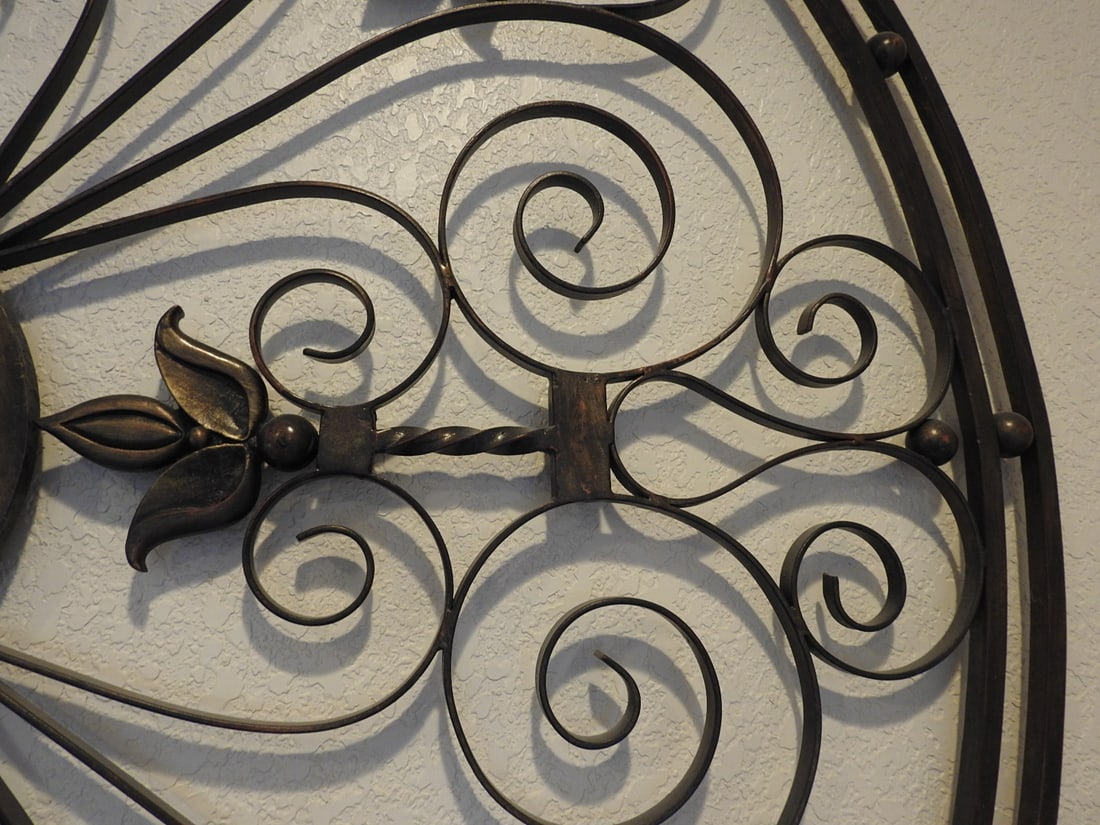 Touch of Class Ravenna Round Metal Wall Grille - 4