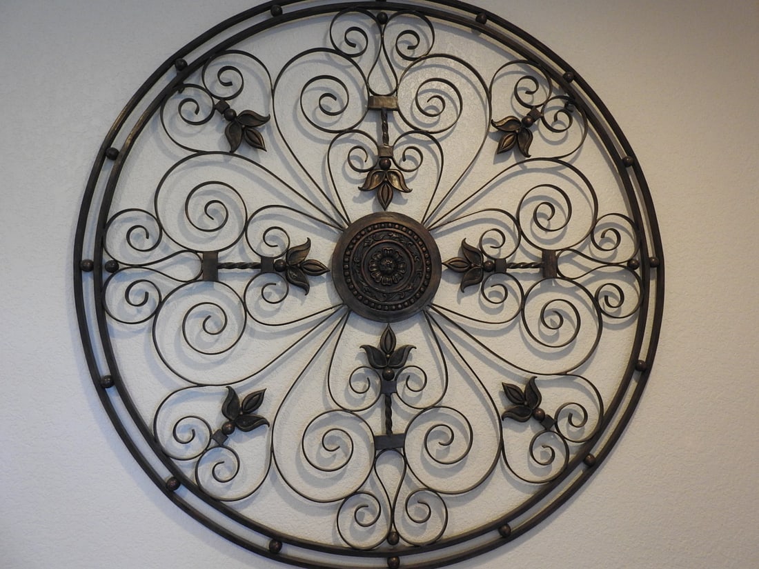 Touch of Class Ravenna Round Metal Wall Grille - 5