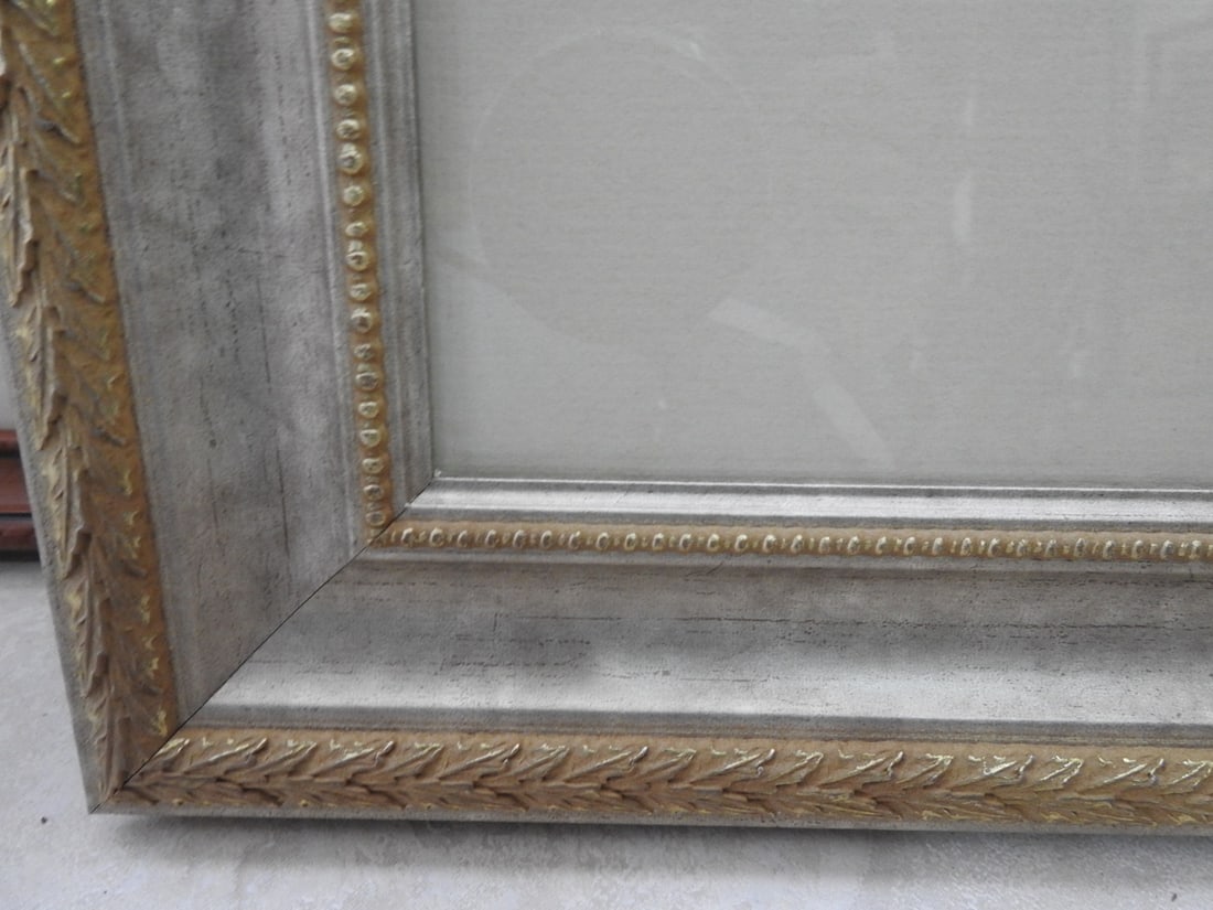 America Flag and Flowers Framed Reprint - 4