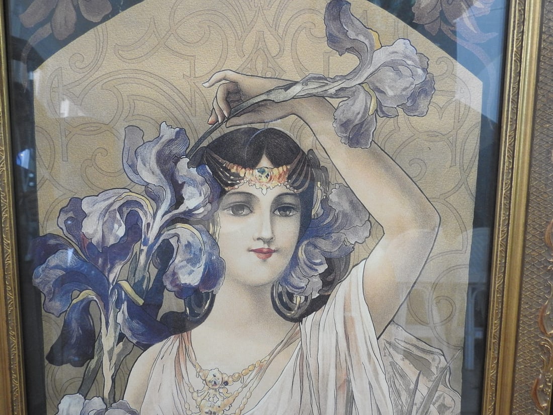 Elegance Framed Reprint by M. Golay - 2