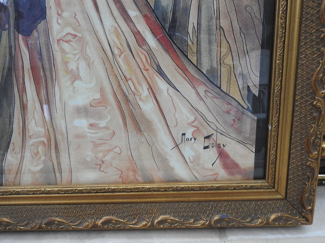 Elegance Framed Reprint by M. Golay - 3