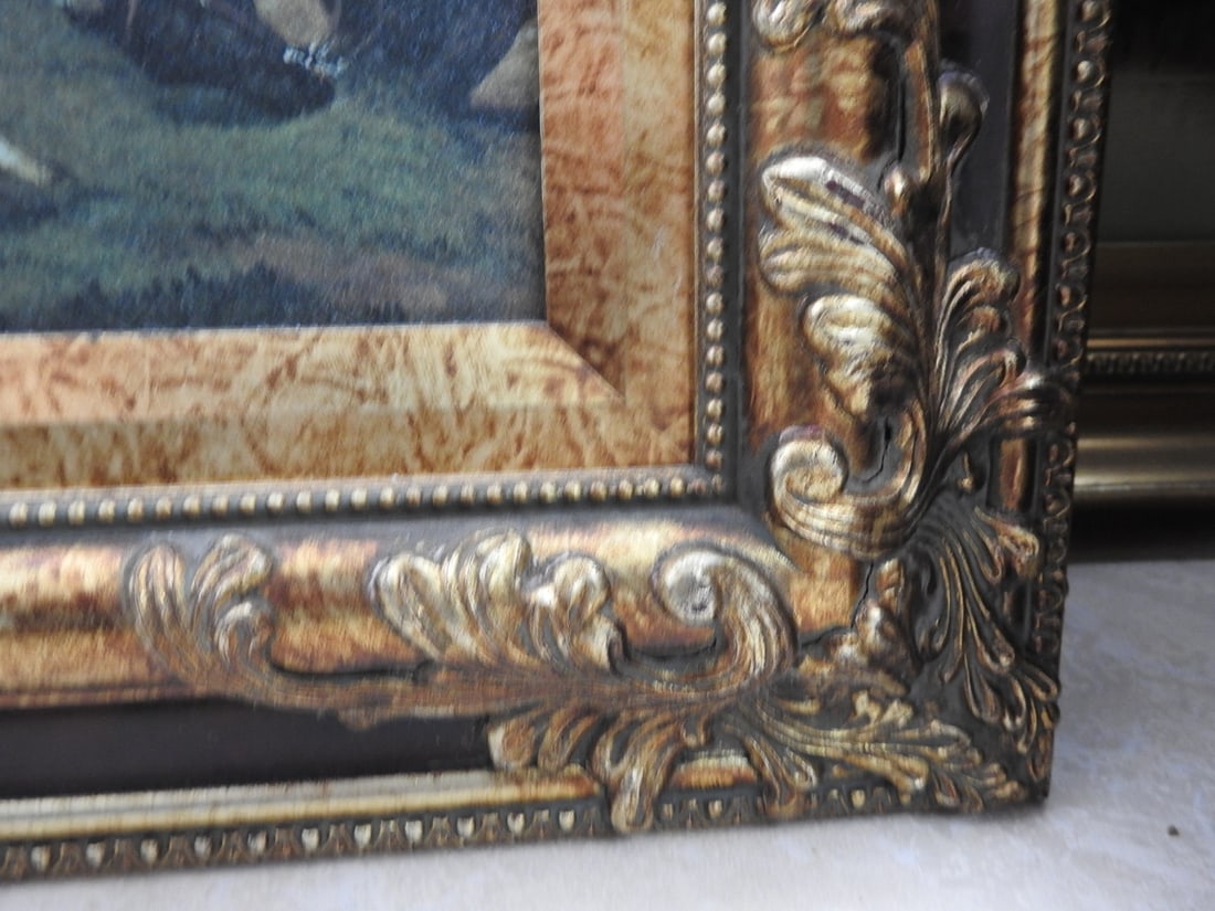 The Chase Framed Reprint by E. Benjamin - 6