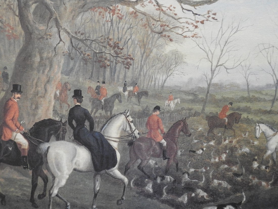 E. Benjamin Framed Equestrian Reprint - 3