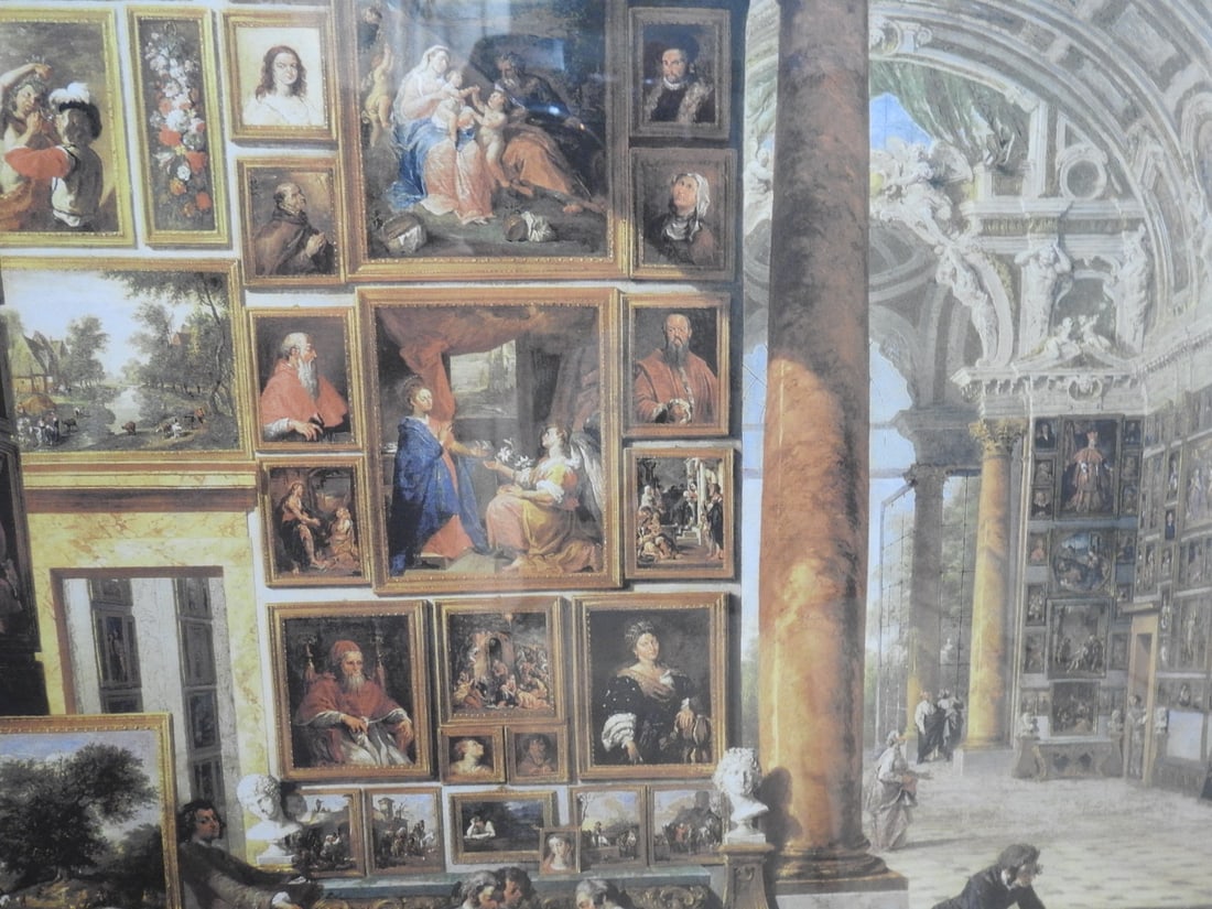 Giovanni Panini Gallery Interior Framed Reprint - 6