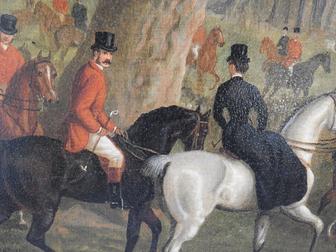 E. Benjamin Framed Equestrian Reprint - 2