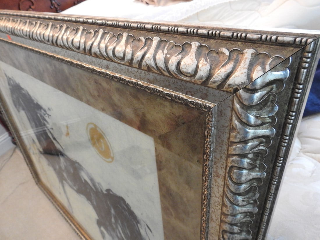 Lepa Zena Large Framed Horse Reprint - 5